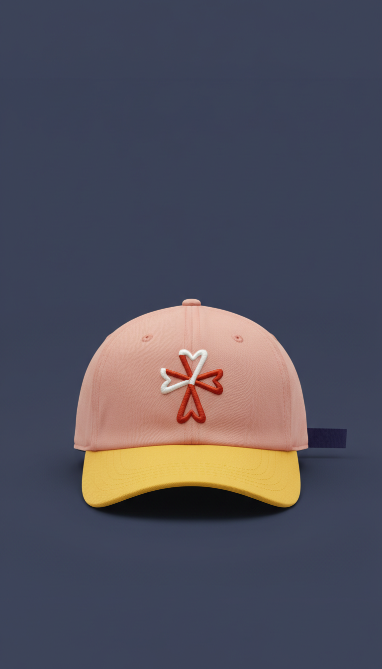 Blush Faith-Inspired Baseball Cap